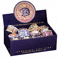 Sleeping Cat Tins-Elite Gift Boxes